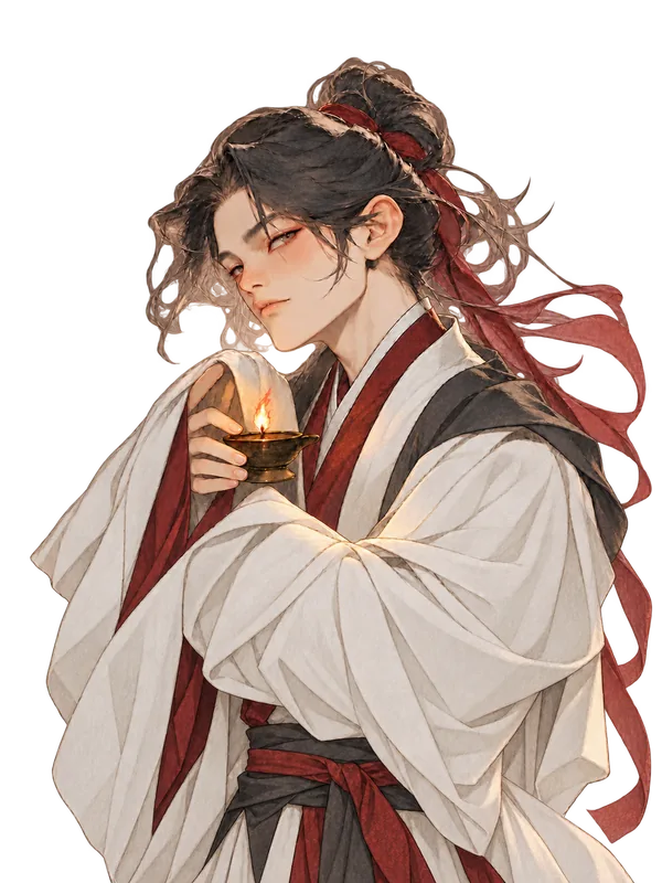 Ding Fire Day Master, male portrait