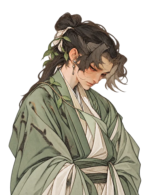 Yi Wood Day Master, male portrait