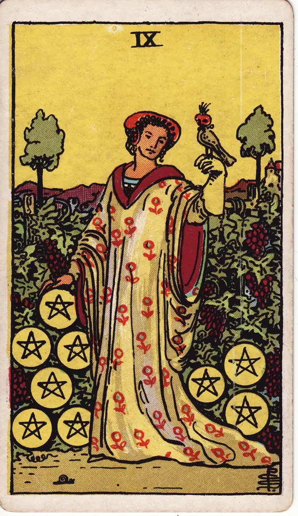 星币九塔罗牌面（1909 年公有领域牌面）
